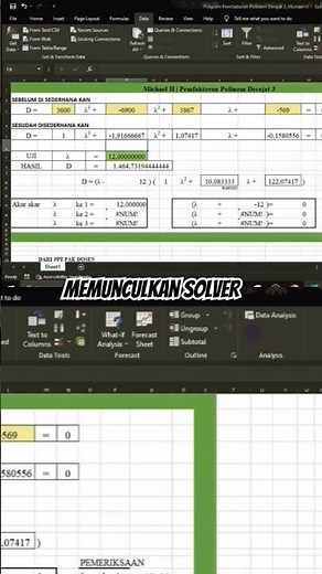 Memunculkan Solver pada Ms. Excel #excel #tutorial