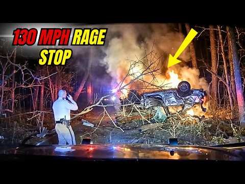 High-Speed PIT Maneuvers That Felt Personal – Intense Police Chases Caught on Dashcam