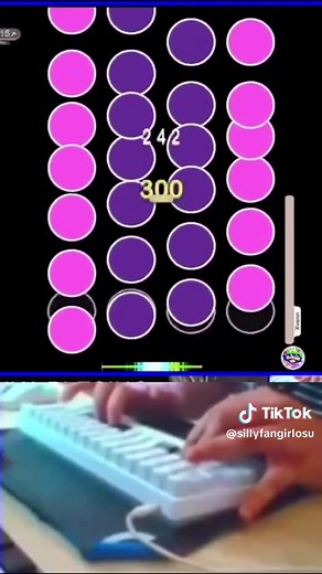 High Speed osu!mania Gameplay with Over 50 Keypresses Per Second!