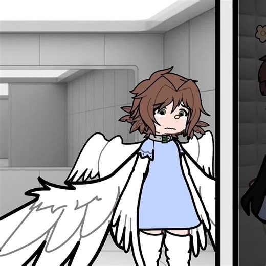 Abir 🪽and lilly 🌼 sry this is kinda lazy but i was vey busy today:( #gachalab #gachalife #experiments