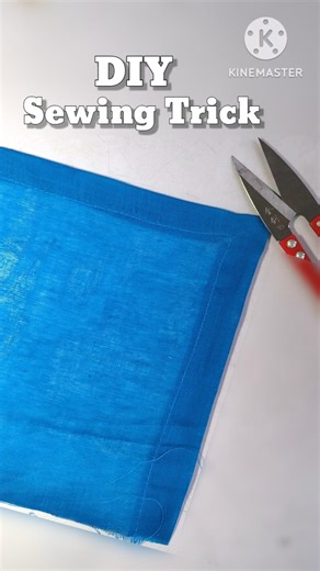 ✂️ DIY Sewing Trick for a Perfect Right Angle | Easy Sewing Hack #sewingtutorial #stitching #diy