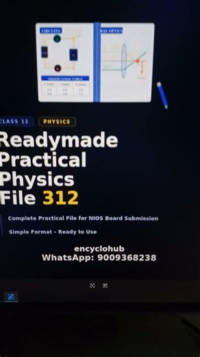 how to make class 12th physics practical file 312 nios #nios #practical