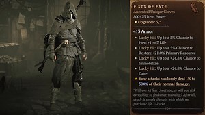 Fists of Fate in Diablo 4: How to get, Unique effects, Affixes, and more