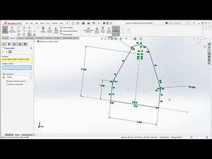 68 SolidWorks – How to Dimension to the Center of an Arc or Fillet – Finding the Virtual Sharp