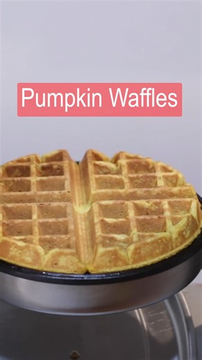 Learn how to make super yummy pumpkin waffles | In The Kitchen With Matt