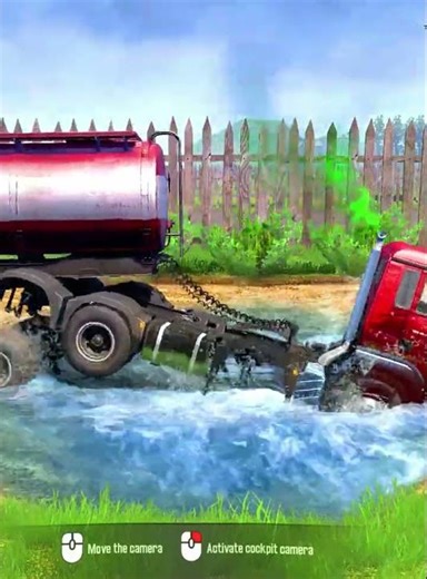 Spintires: Mudrunner Truck Mod | Driver Skills Gameplay Game Daily #mudrunner #spintires #truck
