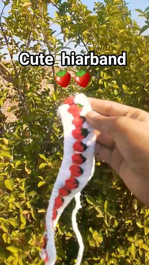 cute strawberry hiarband🍓🍓