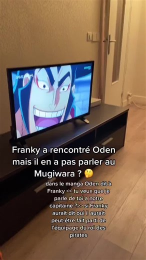 Rencontre entre Franky et Oden - Discussion sur l'équipage du roi des pirates