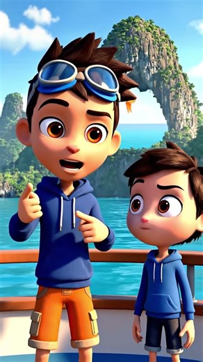Ha Long Bay Dragon Islands. 3 Clues Route Puzzle in Vietnam. 58s Short.