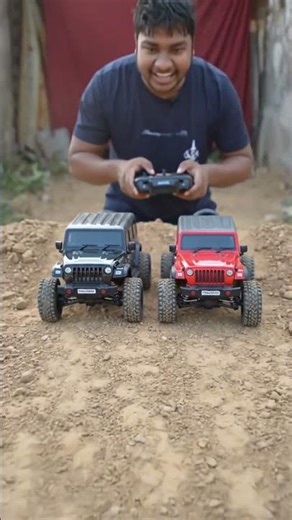 #shortsfeed Black vs Red Mahindra Thar RC Car Remote