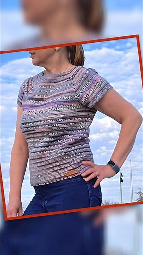 Crochet Blouse | Summer Crochet Top |Raglan Technique