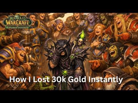 How I Lost 30k Gold Instantly :( WOW Classic TBC
