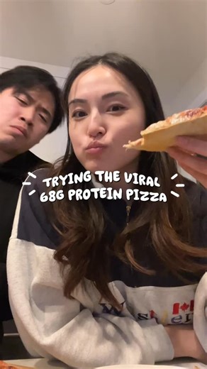 Katrina (Kwong) Jung on Instagram: "pizza that has 68G of protein & tastes good? sign us up ⬇️ sign me up for some guilt-free pizza please @dreamcrustpizza #toronto #healthyfood #viralfood #healthylifestyle #health"