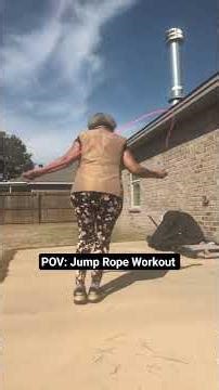 POV: Jump Rope Full Body Cardio Workout. Destiny Got It! #jumprope #cardio #yt #shorts #pov #dance