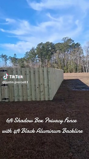 Privacy Fence installation by yours truly. PIERCE PRECISION FENCE.
