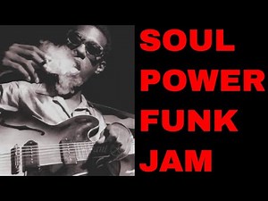 Soul Power Funk Jam Track | JB's Style Guitar Backing Track (D Minor)