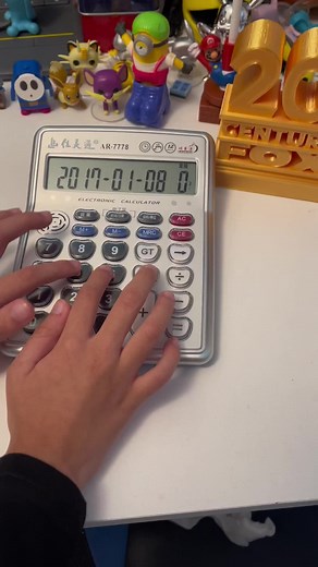 3D Printed 20th Century Fox Toys - Musical Calculator