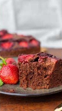 5-Minute Chocolate Fruit Cake 🍓🍫