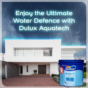 Discover the ultimate water defense for your roof with Dulux Aquatech Max Waterproofing! 🌧️💦 Enjoy superior wall and roof protection with enhanced durability and high-quality results! Find out more here! https://bit.ly/DuluxLK_ProductCatalogue | Dulux - Let's Colour