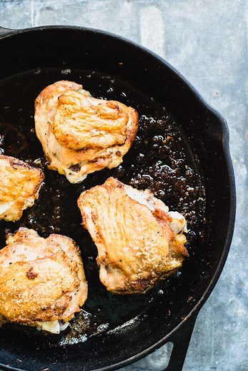 Cast Iron Skillet Chicken Thighs – Steph Gaudreau
