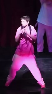 Archive video of Timothee Chalamet rapping and dancing on stage