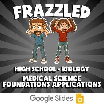 Medical Science Foundations Applications FRAZZLED Science Game - No Prep Biology