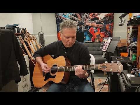 A friend "tests" my Taylor 114e... plays "Turn the Page" (Bob Seger)