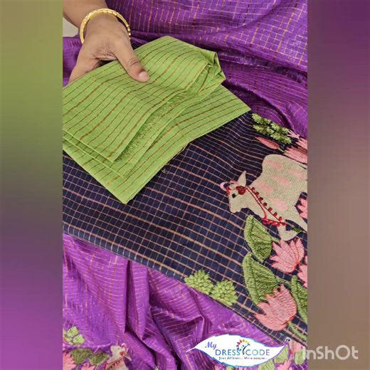 Mangalagiri checks with Pichwai Embroidery today Live 12.01pm. | My Dress Code