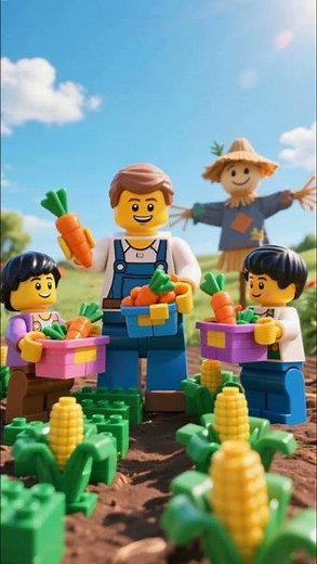 LEGO Life: Farm Day 🚜 Fun with Animals and Harvest!