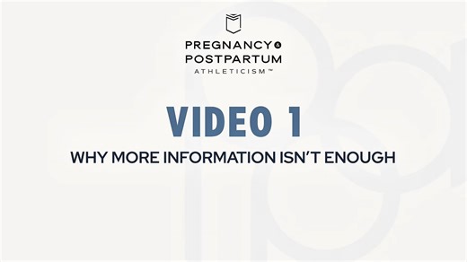 Video 1: Why More Information Isn't Enough