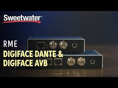 RME Digiface Dante and Digiface AVB Overview