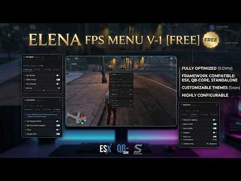 Elena Scripts FREE FPS MENU QB / ESX