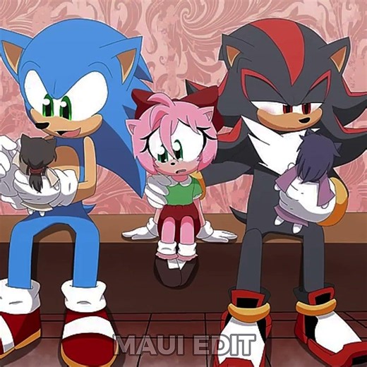 Sonic & Shadow's Kitten Moment Breaks JR.Amy 💔✨ #sonic #shorts #drama