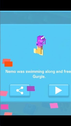 Gurgle - Finding Dory Disney Crossy Road Character unlock! #gaming #shorts #crossyroad #disney