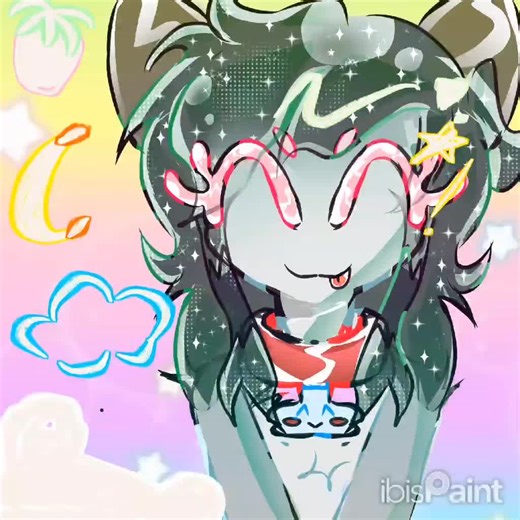 a small drawing for @Mantequilla🍀🐾 Sorry if it looks bad, I was using a drawing pencil for the first time 😅 #drawing #color #darkshipsafespace🎱🎀 #proshippersafespace🌈🍖 #🍖🌈