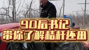 《90后书记 带你了解秸秆还田》