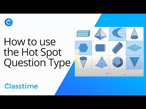 Classtime's Hot Spot Question Type
