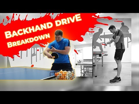 How to PLAY & TRAIN a BACKHAND DRIVE / TOPSPIN Attack| Technique Tutorial | TABLE TENNIS \\ PING PONG