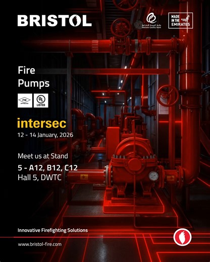 BRISTOL Fire Engineering | Step into @intersecexpo 2026 Dubai with solutions built to perform. Bristol Fire Pumps - engineered to global NFPA, UL and FM standards to... | Instagram