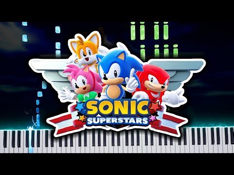 Sonic Superstars - Title Theme: Piano Tutorial