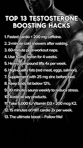Top 13 Testosterone-Boosting Hacks You Didn’t Know! Follow Lars.Langen for more tips on raising your natural testosterone levels and getting in your best shape this summer! #testosterone #testosteroneboost #testosteronehacks #testosteronetips | Lars.Langen
