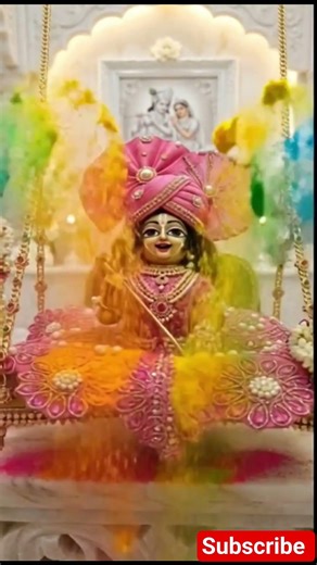 Jhule Par Baithe Kanha Ji Bol Rahe – Happy Holi 💖 | Kaun Kaun Mujhe Pyar Karta Hai? Like & Comment 🙏