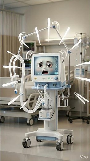 Ventilador Pulmonar Animado #engenhariaclinica #equipamentosmedicos #pixar #saude