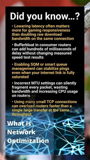 Network optimization: latency myths, MTU tuning and counterintuitive congestion effects