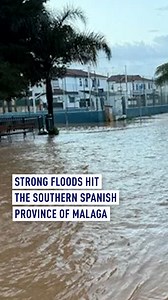 Heavy rainfall in Malaga, Spain, has caused flooding as rivers overflow, prompting police rescues. After years of drought, Spain has been experiencing intense rainfall for several weeks. #flood #Spain #Malaga #climatechange #storm #rainfall | CGTNEurope