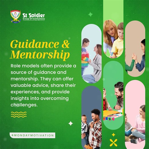 The Power Of Role Models. #mondaymotivation #motivation #rolemodels #rolemodel | St Soldier Group of Institutions