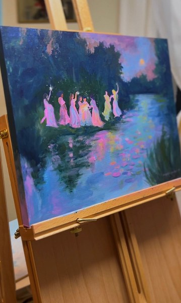 Edge of Renewal - Art Print From Original Acrylic Painting - Etsy
