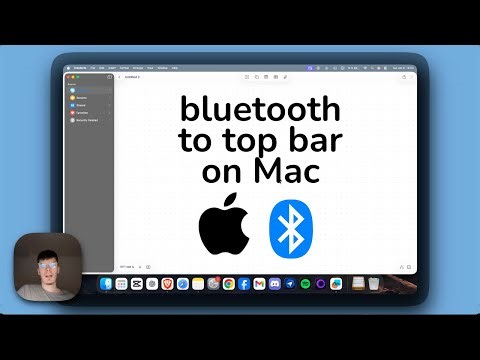 How to Add Bluetooth to Top Bar on Macbook | MacOS 26