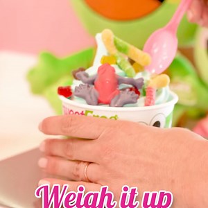 Grab a cup 珞 Fill it up  Top it off  Weigh it up! ⚖ Order your sweetFrog favorites online today!  | sweetFrog Premium Frozen Yogurt | Facebook