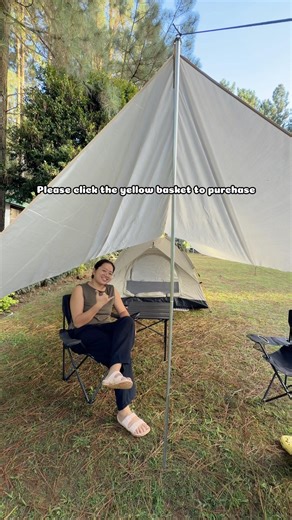 Easy to set up table and chairs for camping or any outdoor activities. #campinglife #campingchair